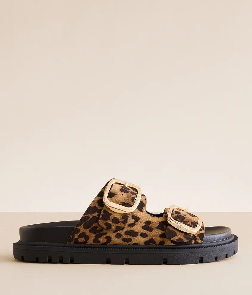 Genn Leopard Print Sandal | Buckle