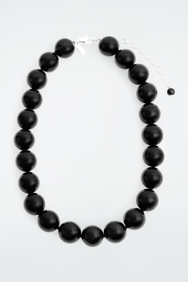 Beaded Onyx Necklace | COS UK