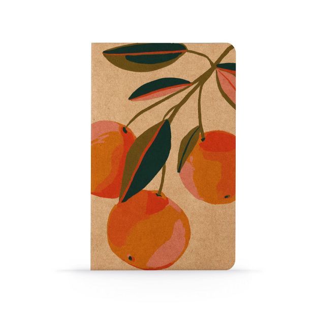 Composition Notebook College Ruled Orange Grove Kraft Layflat - Denik | Target