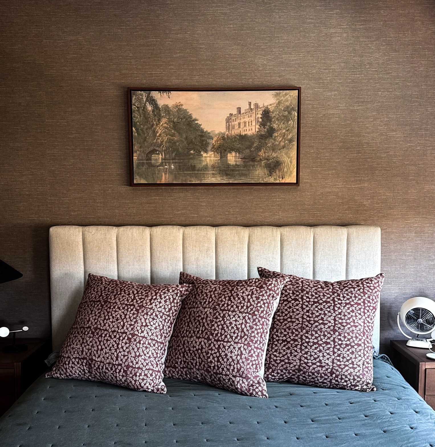 I’m obsessed with my bed setup right now. These pillows make the whole room feel so cozy and moody—it’s my favorite place to curl up at the end of the day.

#LTKSeasonal #LTKHome