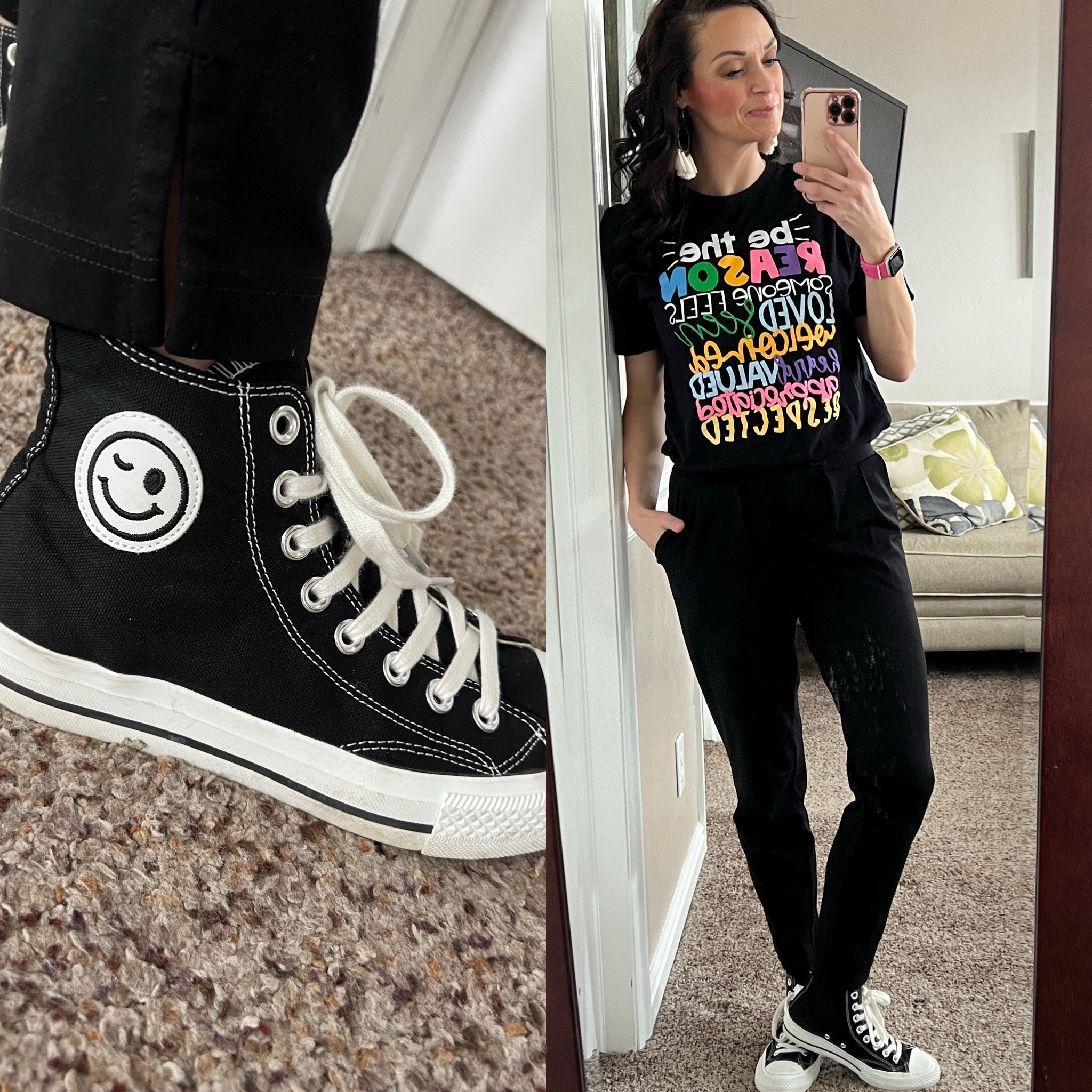 Add a simple teacher tea for a very comfy, but also nice looking outfit to teach in!

#LTKstyletip #LTKshoecrush