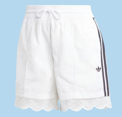 adidas Originals Lace Trim 3S Shorts Women Pant AsiaFit IL2420 No Tariffs In US | eBay US