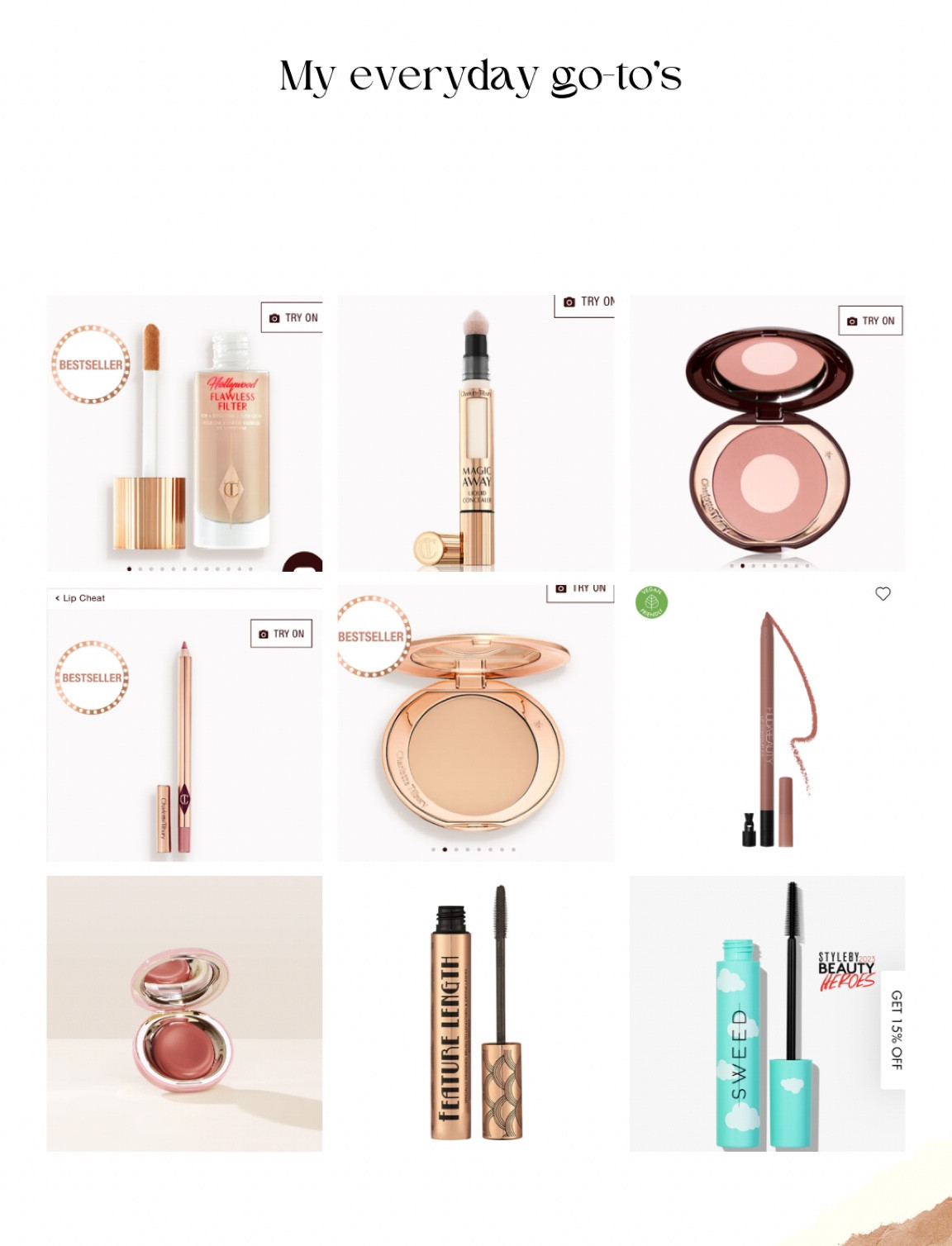 My absolute go-to FAVE beauty products (that really go a long way imo!!) Similar products that I love linked if I can’t find originals 🥹🫰🏼

#LTKuk #LTKeurope #LTKbeauty