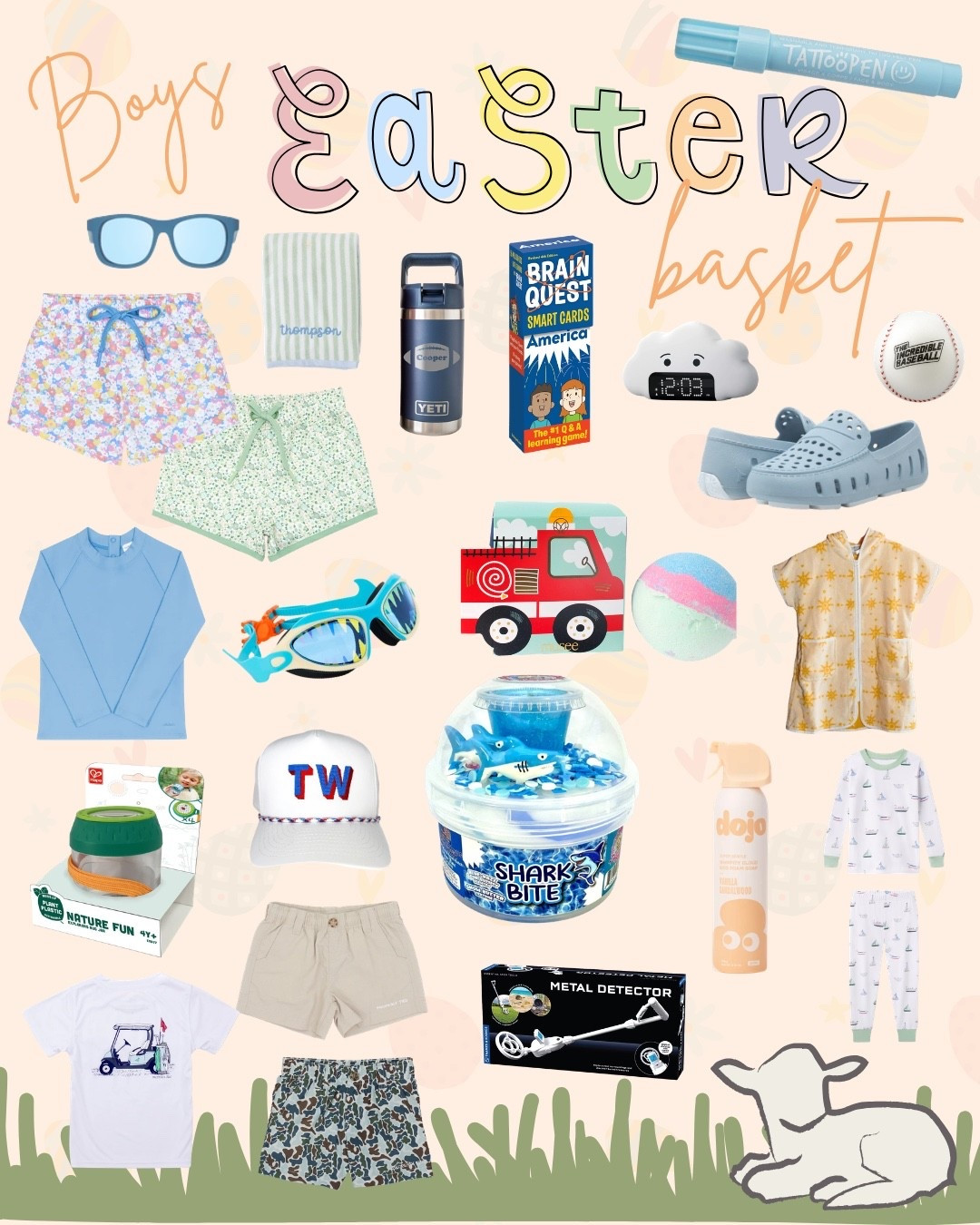 Who needs Easter Basket Stuffer ideas!? I found some of my favorite things for girls that would make the cutest Easter basket items!! Going into summer makes it a great way to throw in a swimsuit, some cute sunnies or sandals, and some other fun items! Also take a look at the BABY and GIRL Easter Basket gift guide as well! 🐣🐰💛

#easterbasketstuffers #LTKeaster #boyeasterbasket 

#LTKspring #LTKKids #LTKmomlife