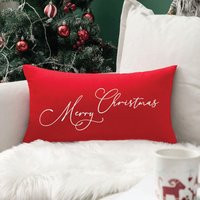 Christmas Decoration, Merry Pillow, Cushion, Gift, Noel Pillowcase, Winter Decor | Etsy (US)