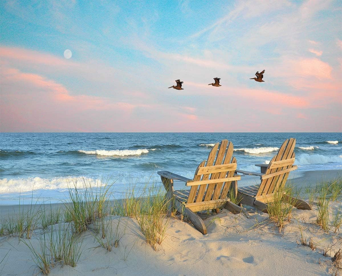 Heritage Puzzle Coastal Moonrise by Peter Doran Jigsaw Puzzle 1000 Pieces - Beach Puzzles for Adu... | Amazon (US)