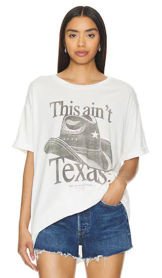 This Ain't Texas Oversized Tee in White | Revolve Clothing (Global)