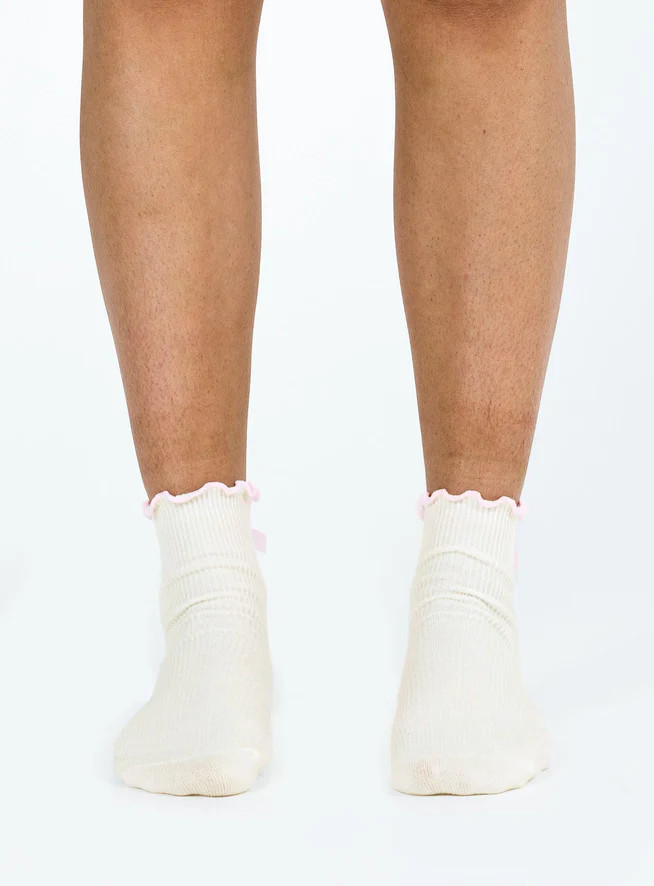 Lanter Socks White | Princess Polly AU