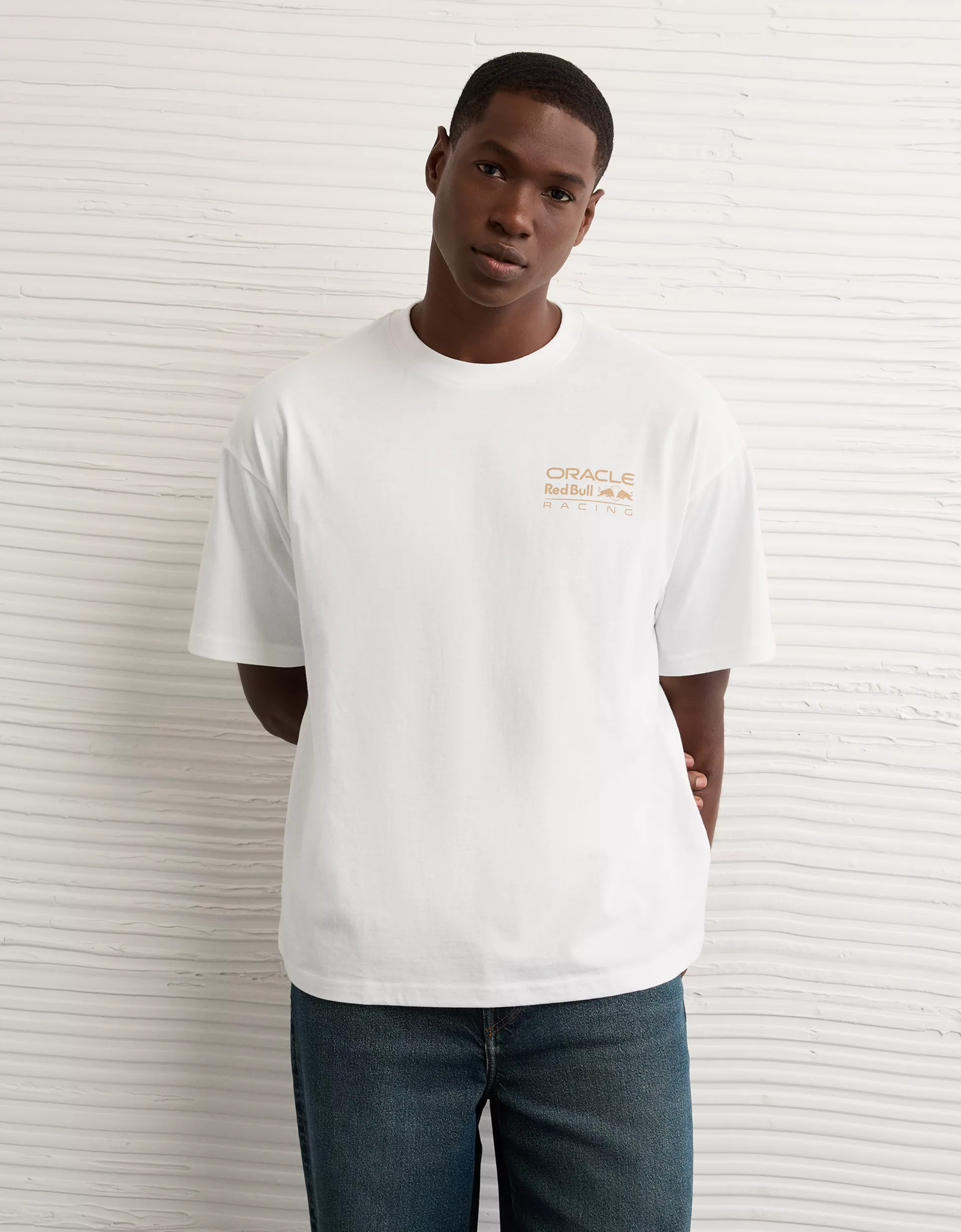 Oracle Red Bull Racing x AE Boxy Fit Graphic T-Shirt | American Eagle Outfitters (US & CA)