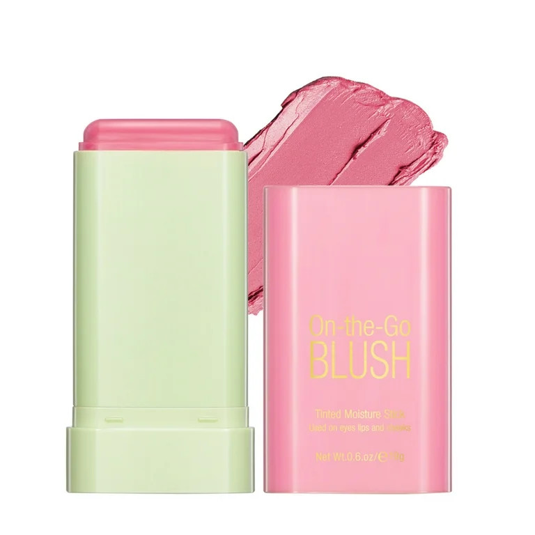 Multi-Use Blush Stick - 19ml Solid Stick for Lips, Cheeks, and Eyes, Waterproof and Creamy Makeup... | Walmart (US)