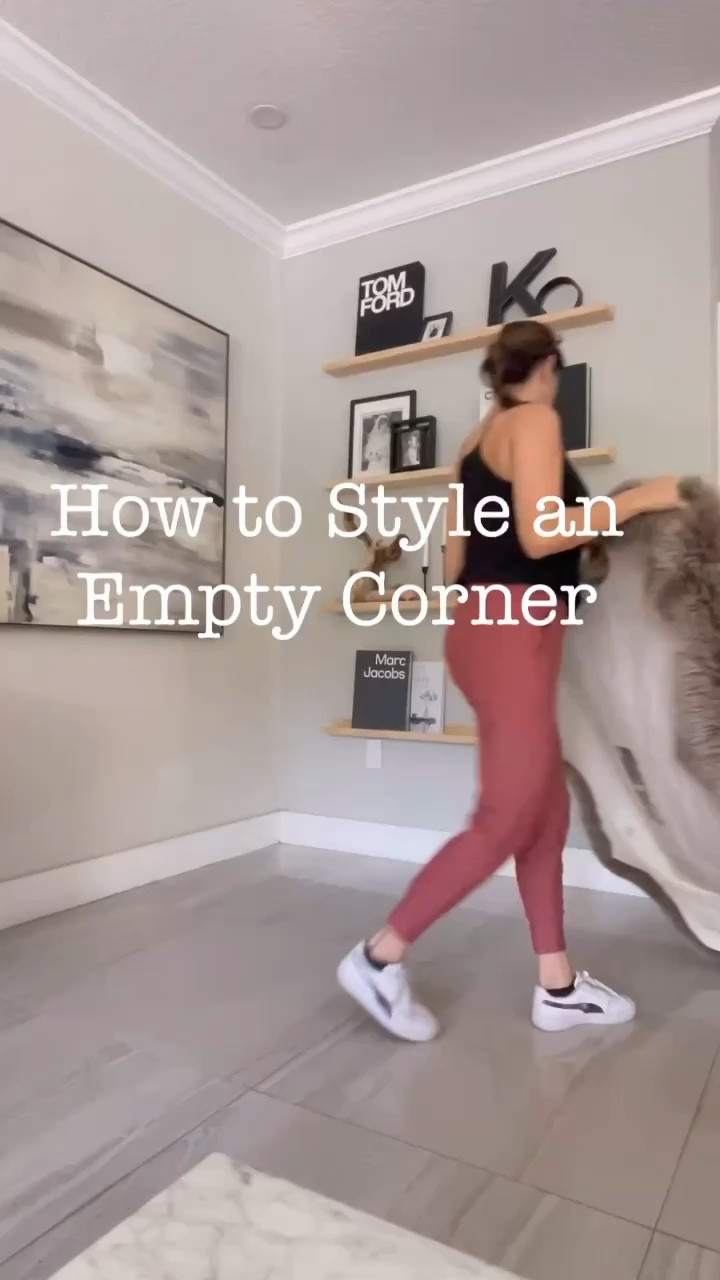 Easy way to style an empty corner in your home. #homedecor #decoridea #decorating 

#LTKsalealert #LTKhome #LTKstyletip
