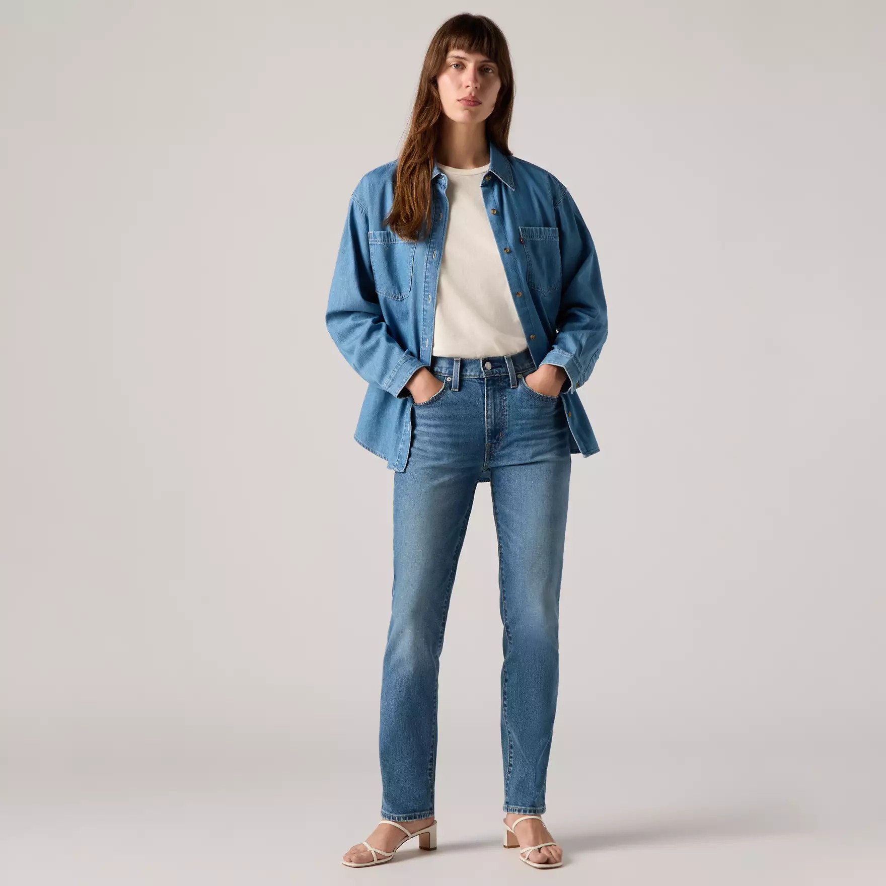 724\u2122 High Rise Straight jeans | Levi's EU