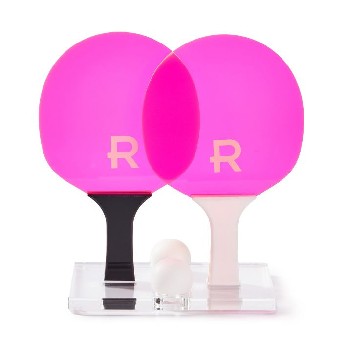 Acrylic Ping Pong Paddle Set | Mark and Graham