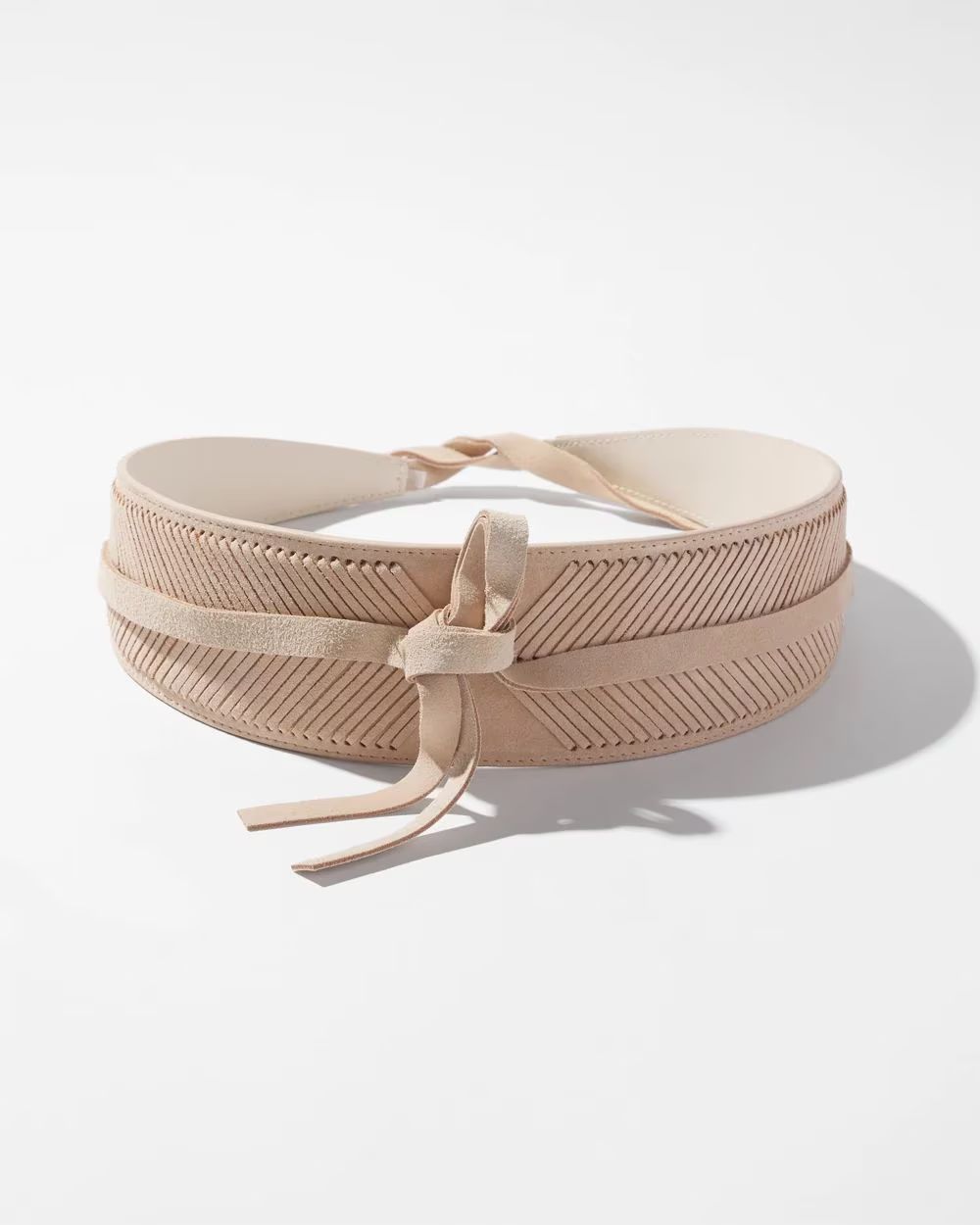 Whip-Stitch Tie Obi Belt | White House Black Market