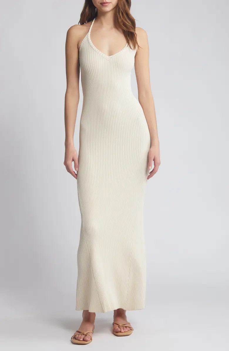 Halter Rib Dress | Nordstrom