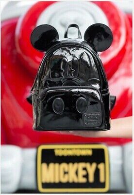 Loungefly Disney Mickey Mouse Blackout Cosplay Mini Backpack | eBay US