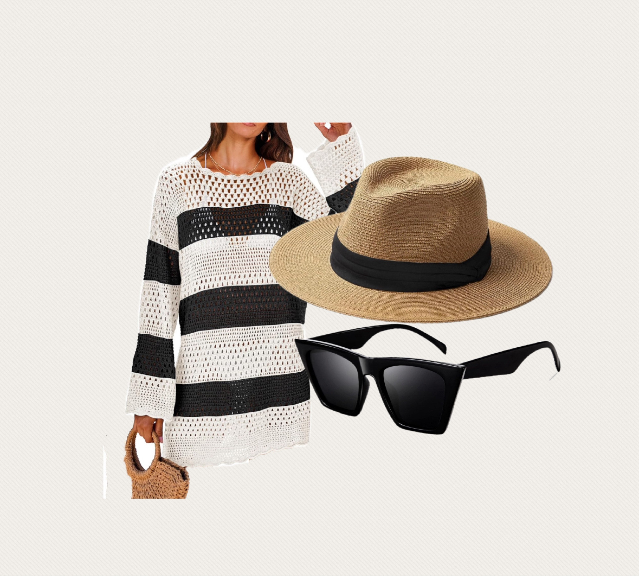 Amazon Summer Style.


#coverup #hat #blacksunglasses #amazon #amazonswimvoverup 

#LTKStyleTip #LTKTravel