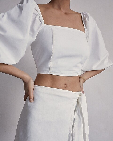 ALOHAS Artist Puff Sleeve Top | Express