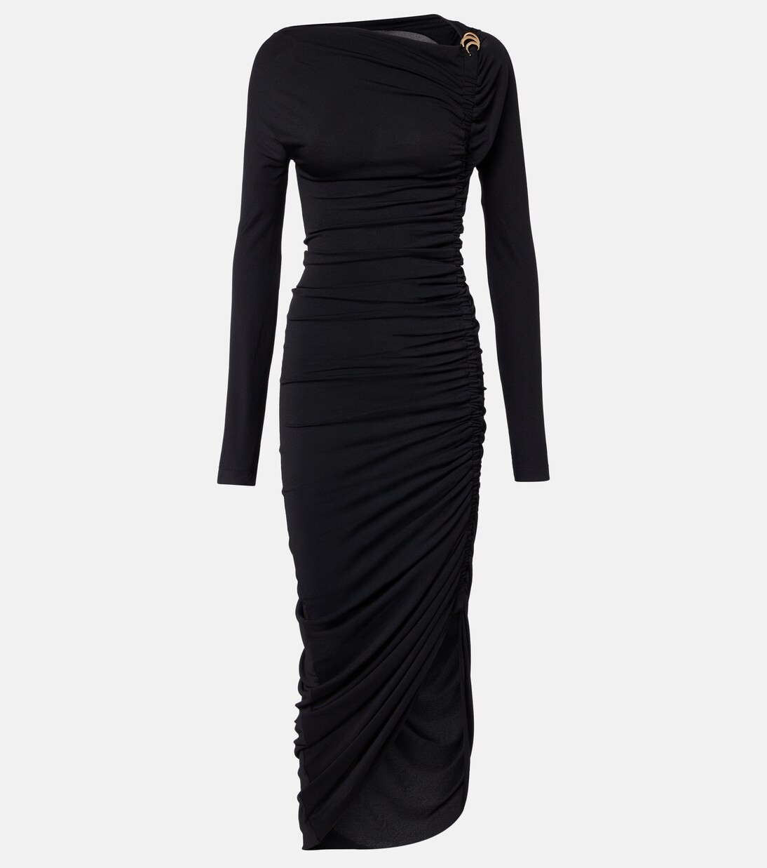 Ruched jersey midi dress | Mytheresa (UK)