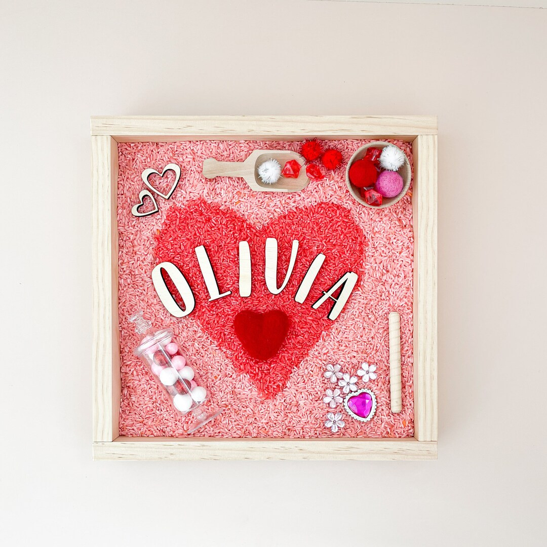 Valentine's Day Themed Sensory Kit Personalized for Great Kids Gifts - Etsy | Etsy (US)