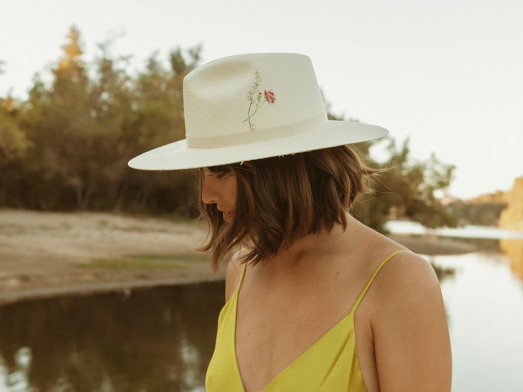 Rye Hand-Stitched Floral Embroidery | The Freya Brand