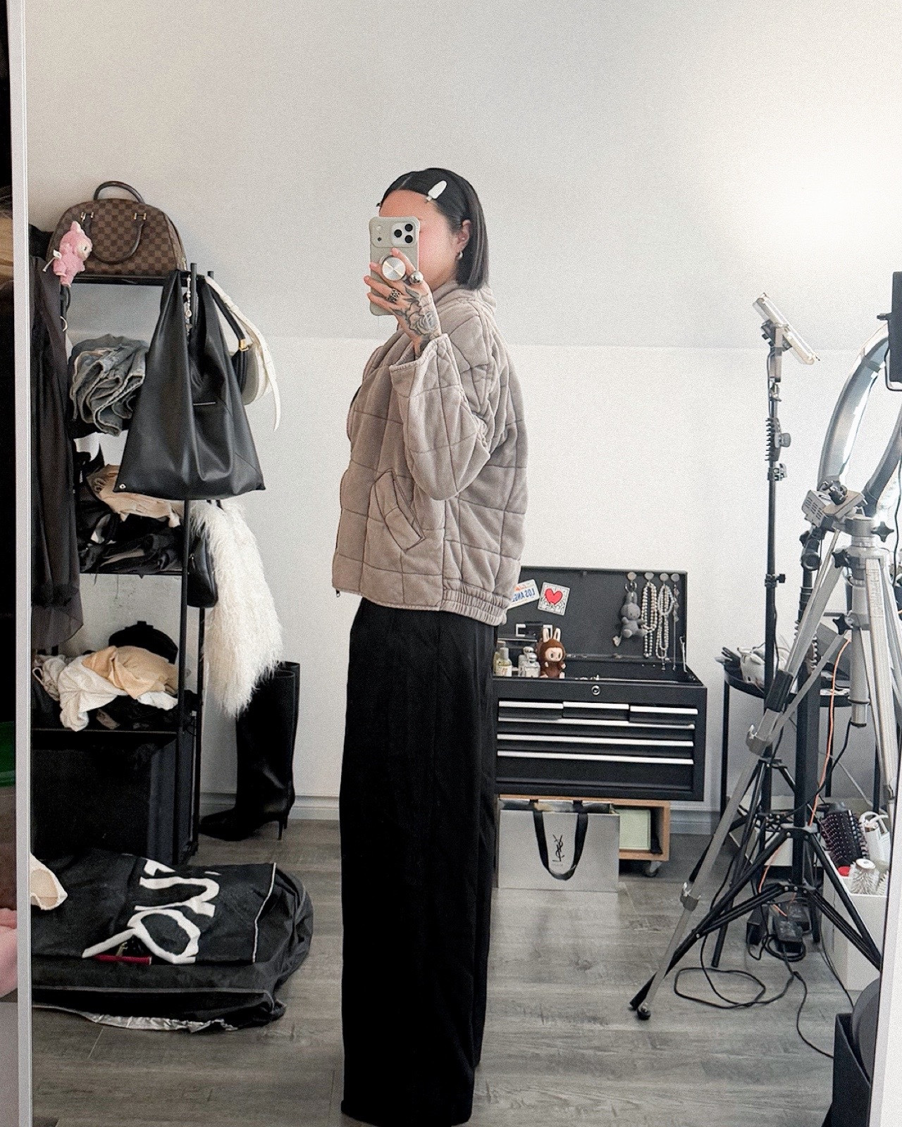 Had this jacket for more than 7 years and I STILL love it. I’m about to buy another and I’m not sure if I want black or off-white! It’s a viral jacket from Free people called the “dolman” jacket. A soft, quilted, bomber-style throw on jacket. Gotten so many compliments on this and it’s still my favourite jacket to throw on. It’s cozy and soft. The more you wear it the more it shapes itself to your body and creates this nice draping over time. It’s SO simple, yet so cute. I like the slightly flared out sleeves at the end. It also has pockets ☺️ It’s made to be slightly oversized. I usually wear a small/medium and went for a small (when I bought it I was slimmer). It’s not bulky and fits on the body nicely. I’m thinking I want a more oversized look for my next one so I might get a medium or large. If you’re usually a size small, get a small, and if your’e usually a size medium, etc, get it in your usual size. It’s perfectly oversized. Pants are Zara size medium! #layeredjacket #quiltedjacket #zipupsweater #outfitinspiration #outfitoftheday #bestjackets #favouritejacket #giftideas 

#LTKootd #LTKSeasonal #LTKTall