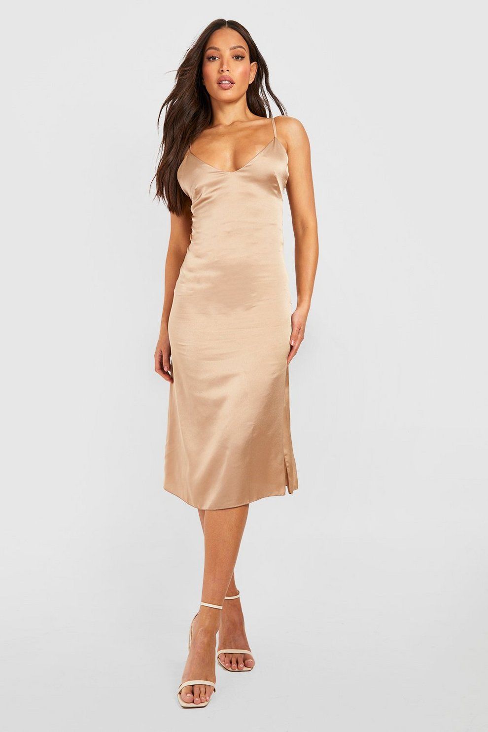 Tall Satin Slip Dress | Boohoo.com (US & CA)