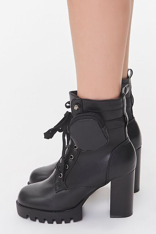 Coin Purse Block Heel Booties | Forever 21 (US)