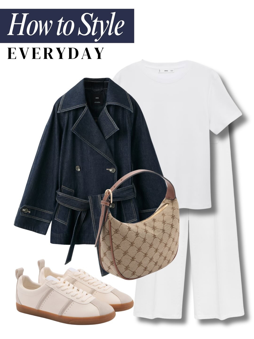 How to style a white t-shirt, three ways this winter ❄️ 

The models shown wearing these looks are AI-generated. Items are from Mango andlinked in my bio. 

#mangofashion #whitetshirt #aistyle #aiimage