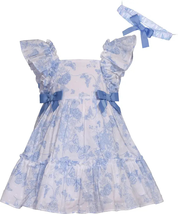Toile Clipdot Dress & Headband Set | Nordstrom Rack