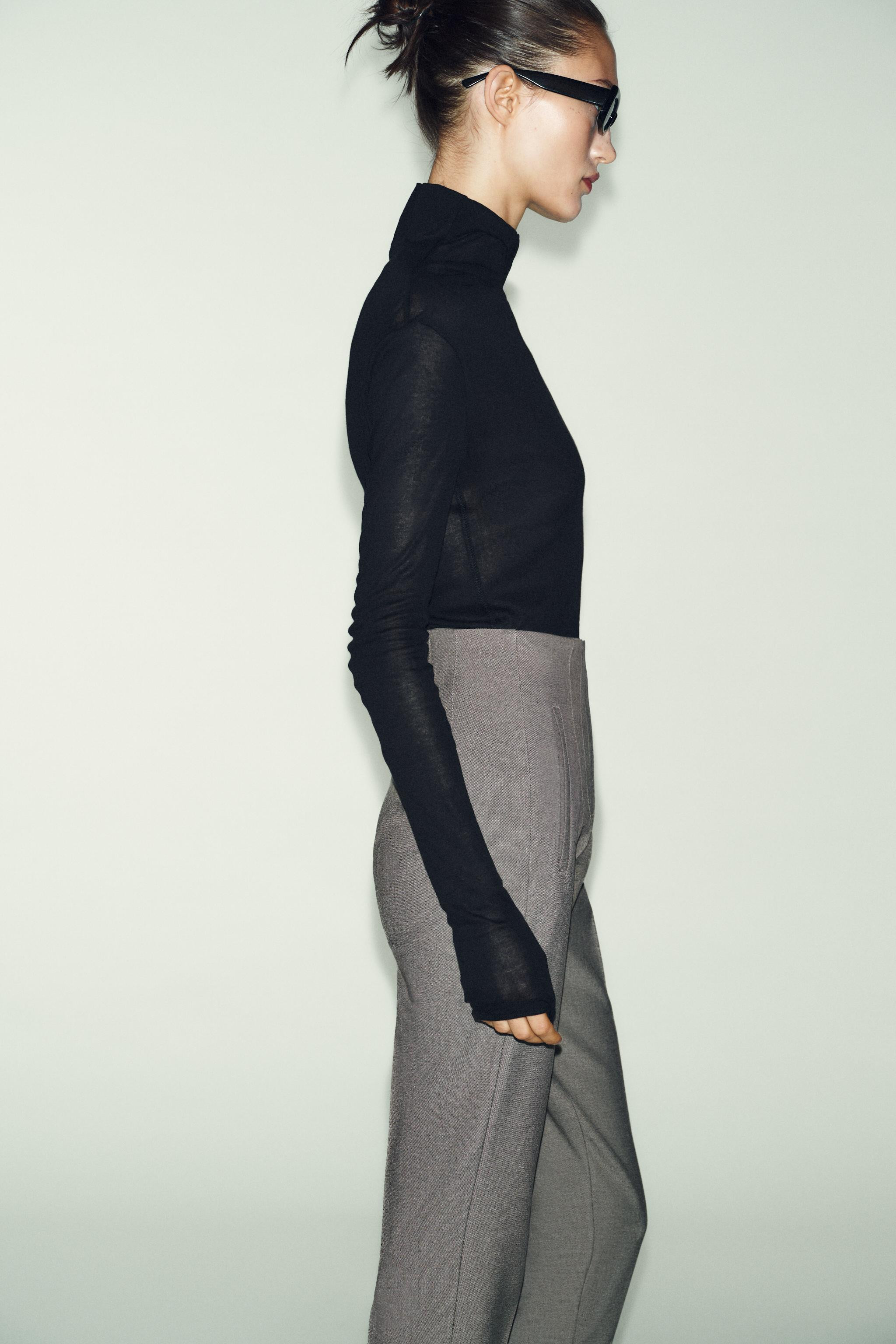 HIGH-WAIST TROUSERS | Zara UK