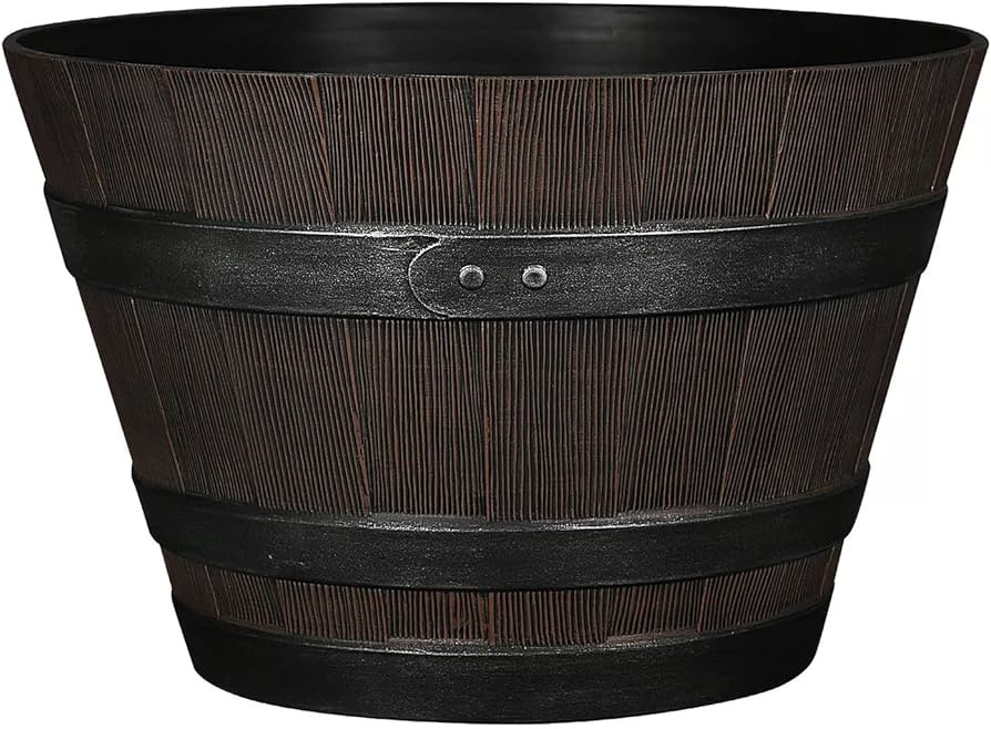 Member's Mark 22'' Wine Barrel Planter Green | Amazon (US)
