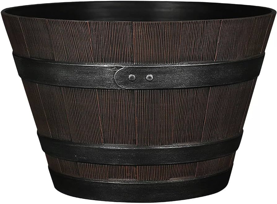 Member's Mark 22'' Wine Barrel Planter Green | Amazon (US)