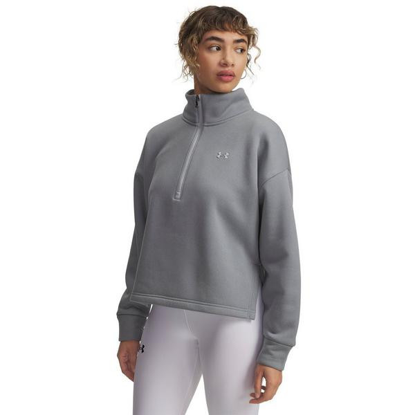 Women's Under Armour Armour Fleece Long Sleeve 1/2 Zip 2XLarge Mod Gray Full Heather / Mod Gray | Scheels Sports