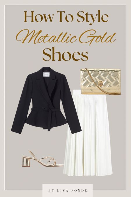  Classy outfit with gold sandals 

#LTKmodest