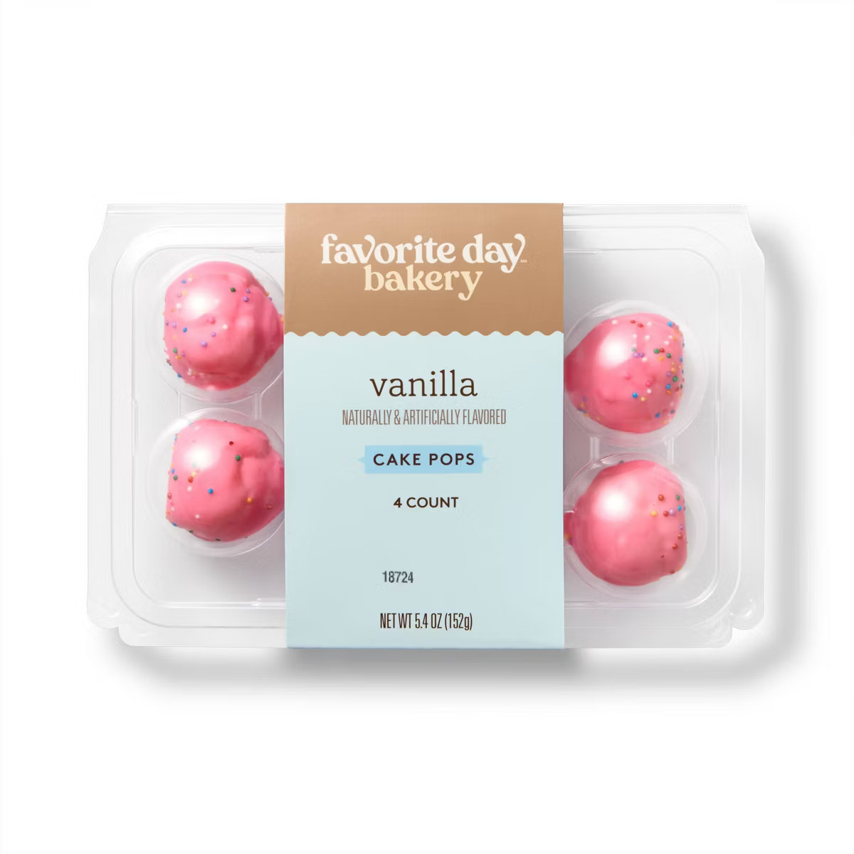 Vanilla Cake Pops - 5.4oz/4ct - Favorite Day™ | Target