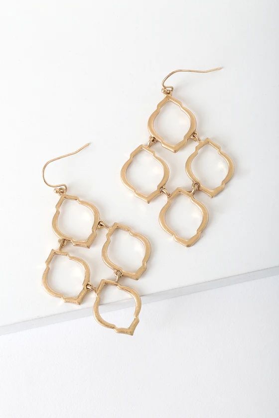 Capulet Gold Earrings | Lulus (US)