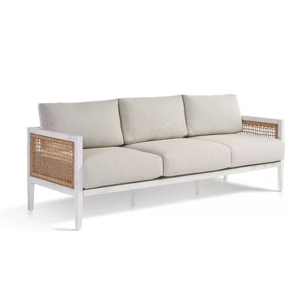 Delatte Parva Patio Sofa with Sunbrella Cushions | Wayfair North America