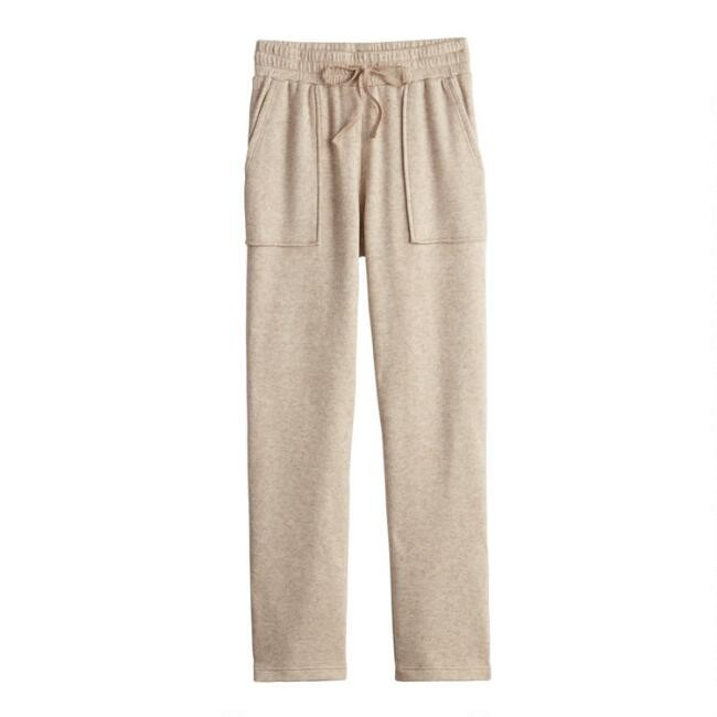 Heathered Tan Lounge Pants With Pockets | World Market