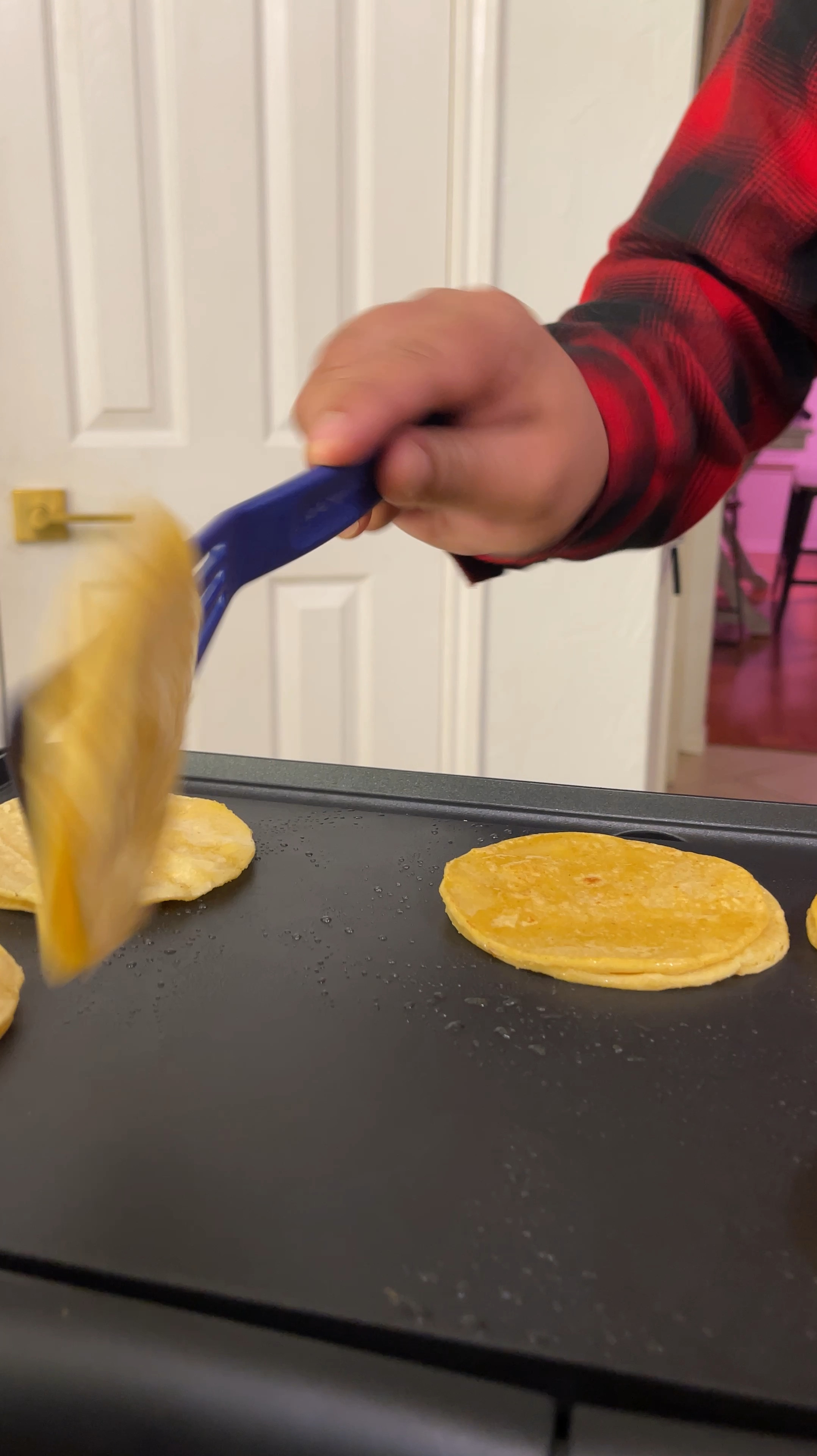 Flat top electric griddle coming in clutch for taco night. We can cook tacos for the whole family on the nonstick flattop griddle with no burnt tortillas because the temperature control keeps the heat level consistent and easily adjustable. Flip them with your fingers or an angled slotted turner fish spatula  

#LTKParties #LTKFamily #LTKHome