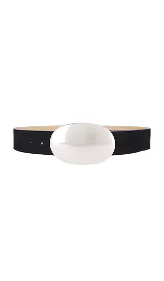 Myra Nubuck Belt in Black & Silver | Revolve Clothing (Global)