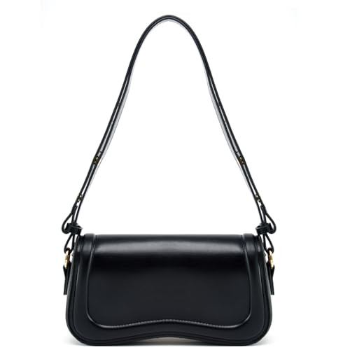 Small Shoulder Bag for women,Crossbody Purses,Leather Tote Handbag Clutch Hobo Purse,with Zipper ... | Amazon (US)