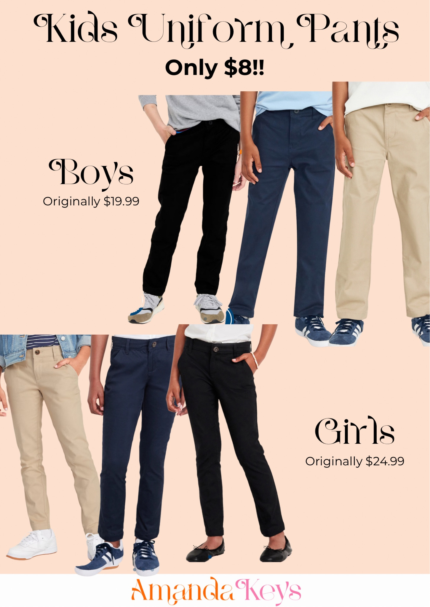 RUN 🏃🏃 💨💨

The back to school sales have started!! These uniform pants are only $8 original $20+

I buy these for my daughter every year! They are thick and good quality. They also have a 365 day guarantee. You can return them for a full refund with your receipt! I’ll be stocking up on these for the school year. 

If your kids wear uniform, be sure to grab these while they’re on sale.

Uniform pants | kids uniforms | chino pants | khaki | uniform bottoms 


#LTKKids #LTKSaleAlert #LTKSummerSales
