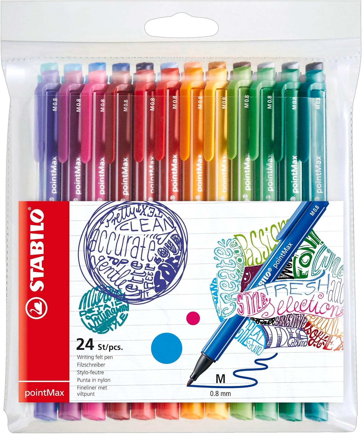 STABILO felt tip pen pointMax | Amazon (US)