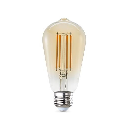 LED ST18 Bulb - 3000K Clear | West Elm (US)