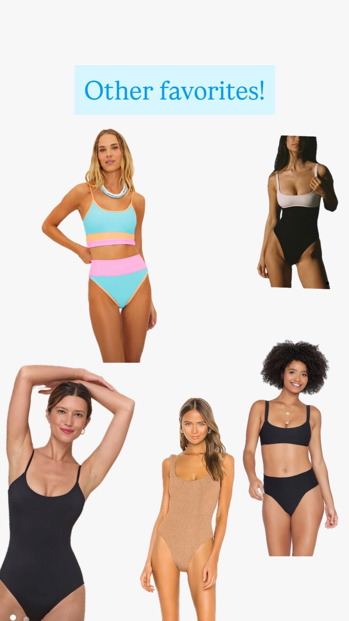 Comfortable swimsuits 
Bikini and one piece 

#LTKSwim #LTKTravel