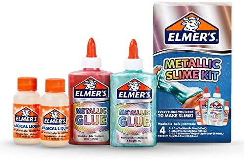 Amazon.com: Elmer’s Slime Kit | Slime Supplies Include Elmer’s Metallic Glue, Elmer’s Magic... | Amazon (US)