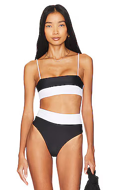 Lovers and Friends West Coast Top in Black & White from Revolve.com | Revolve Clothing (Global)