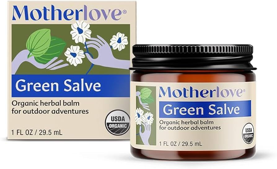 Motherlove Green Salve (1 oz) Family-Friendly Outdoor Adventure Ointment to Soothe Skin - USDA Or... | Amazon (US)