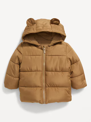Unisex Water-Resistant Frost Free Critter Puffer Jacket for Baby | Old Navy (US)